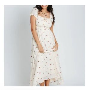 Piper & Scoot Soledad Sweetheart cream dress